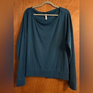 Fabletics Deep Teal Sweatshirt